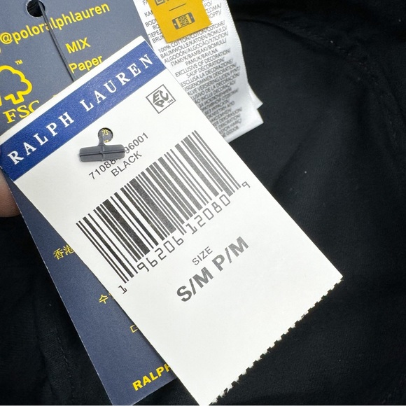 Polo Ralph Lauren Lunar New Year Gold Triple Pony Black Bucket Hat - Picture 7 of 8